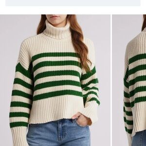Madewell wide rib turtleneck sweater